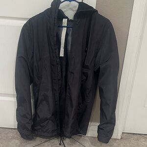 Men's Black Jacket rain jacket